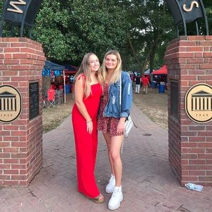 Forever 21 Red Jumpsuit